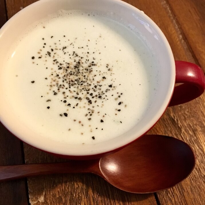 枝豆豆乳の冷静スープ